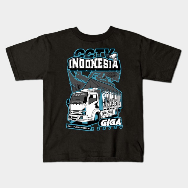 Truck CC TV Indonesia Kids T-Shirt by TruckOleng-Oleng